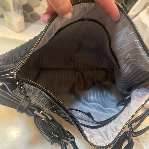 Cole Haan Amalfi Hobo black Leather shoulder bag - Picture 5 of 12